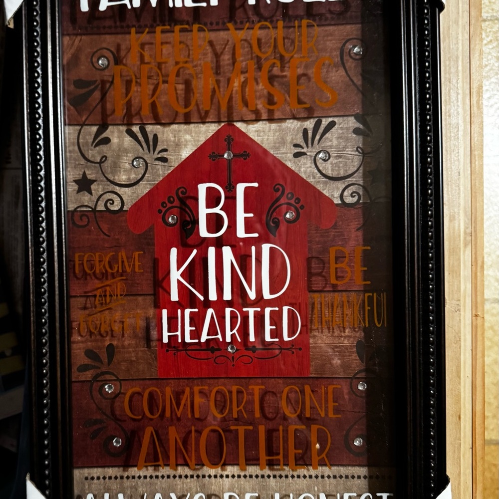 Be Kind Hearted Wall Art